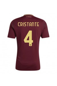 AS Roma Bryan Cristante #4 Jalkapallovaatteet Kotipaita 2024-25 Lyhythihainen